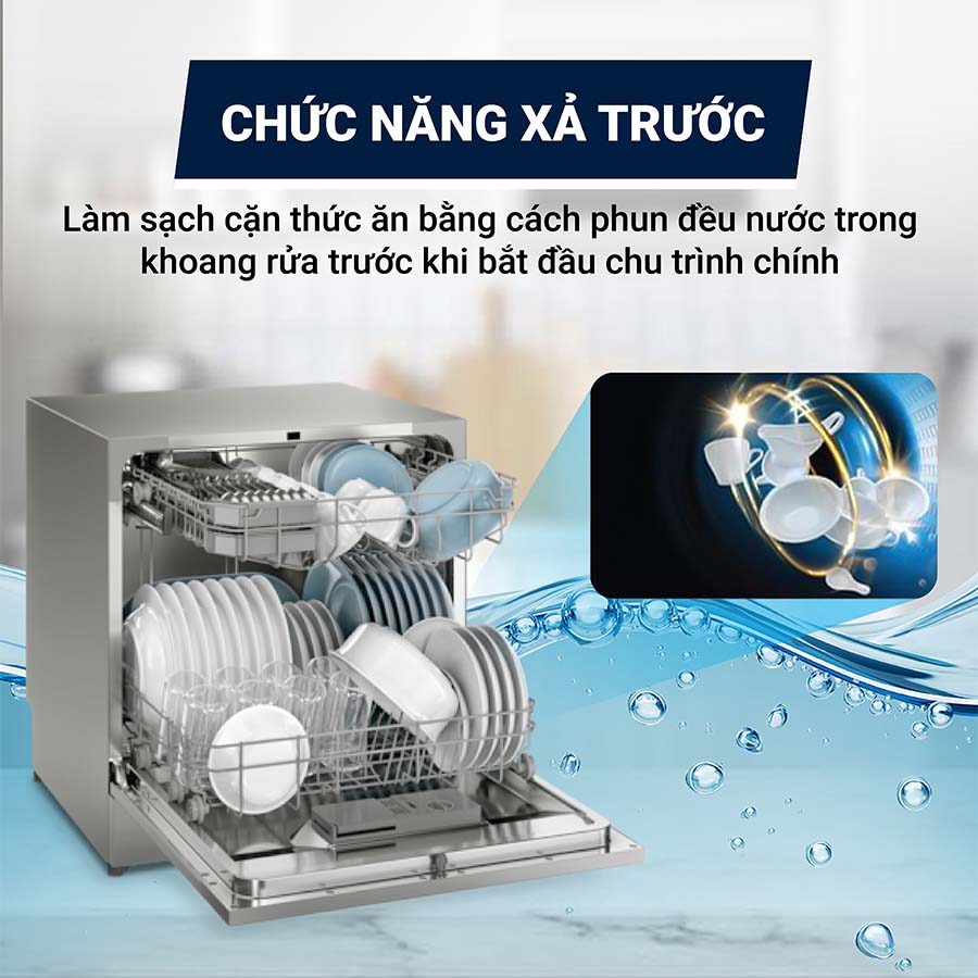Máy rửa bát để bàn 8 bộ Electrolux EFC3862MS