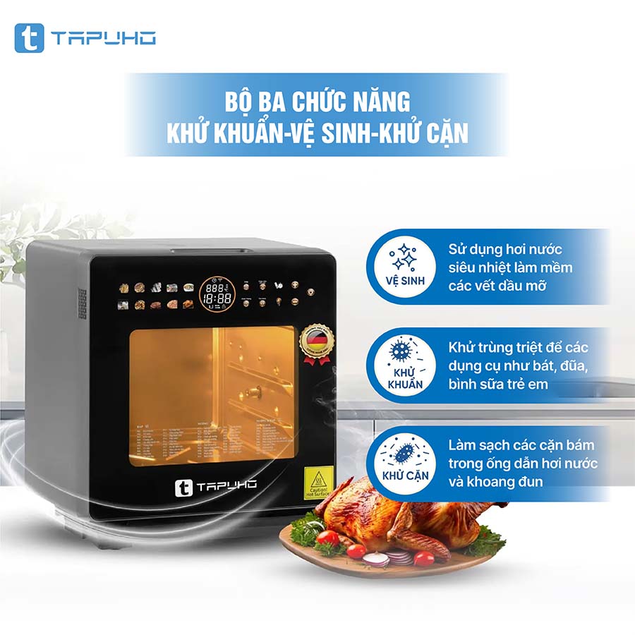 Nồi chiên hơi nước Tapuho TSF16 COLOR