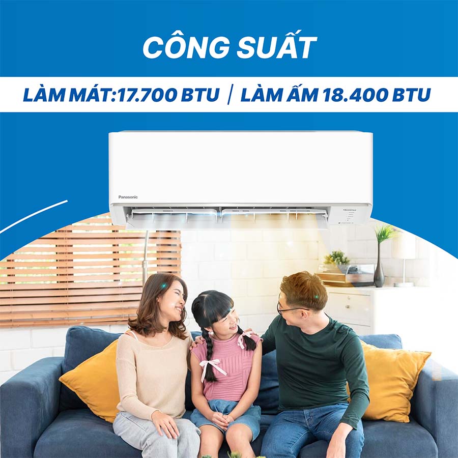 Công suất làm lạnh của máy là 18000 BTU