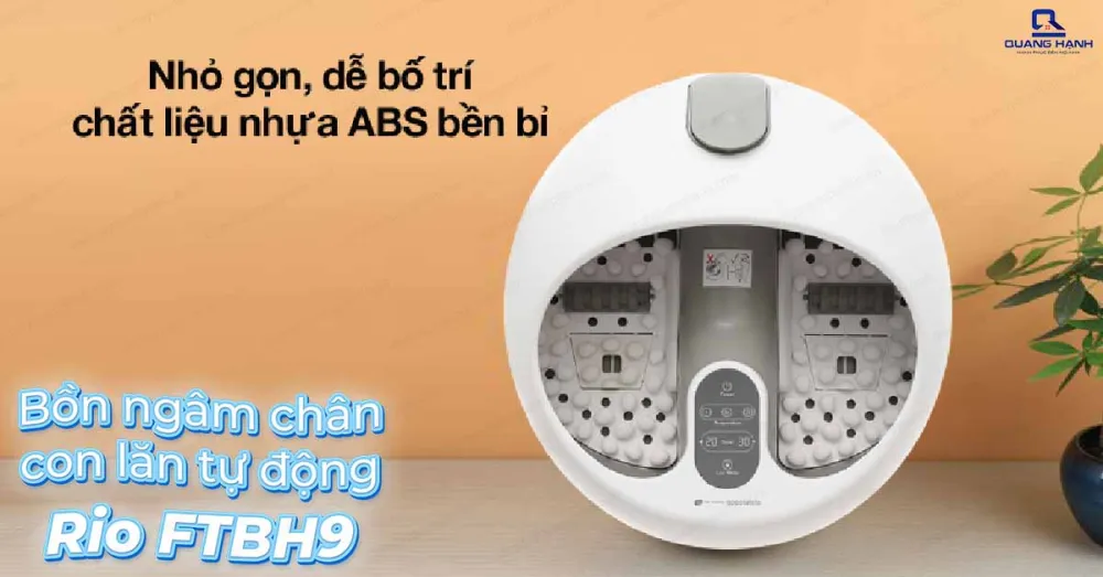 Bồn ngâm chân con lăn tự động Rio FTBH9