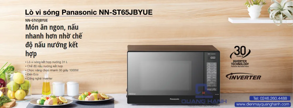 Lò vi sóng Panasonic NN-GT65JBYUE