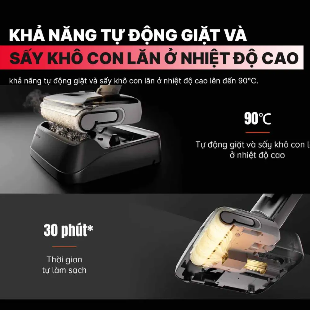 Máy hút bụi lau nhà cầm tay Roborock F25 RT