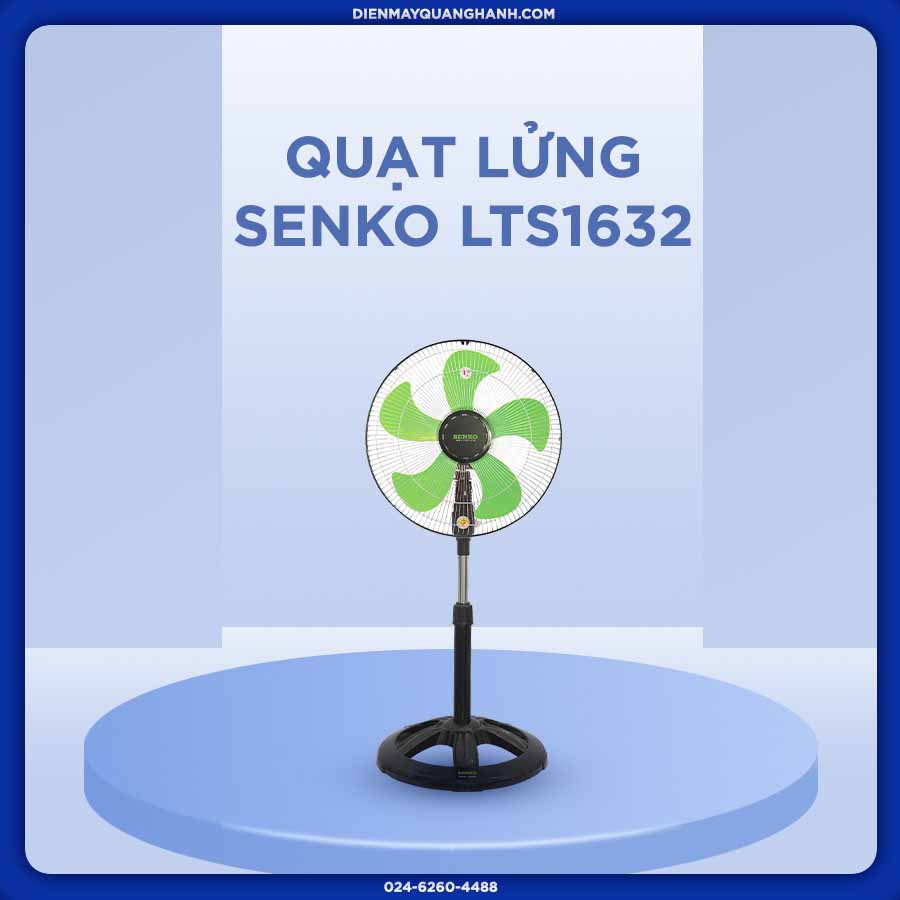 Quạt lửng Senko LTS1632: Mát êm từng phút