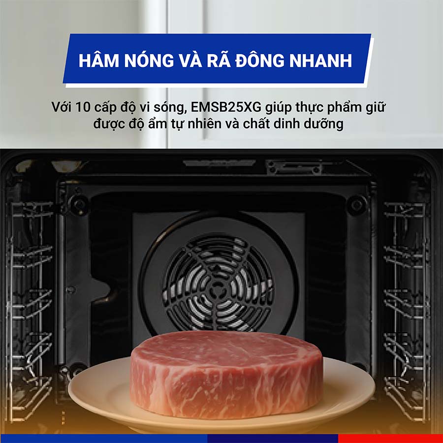 Lò vi sóng có nướng Electrolux EMSB25XG