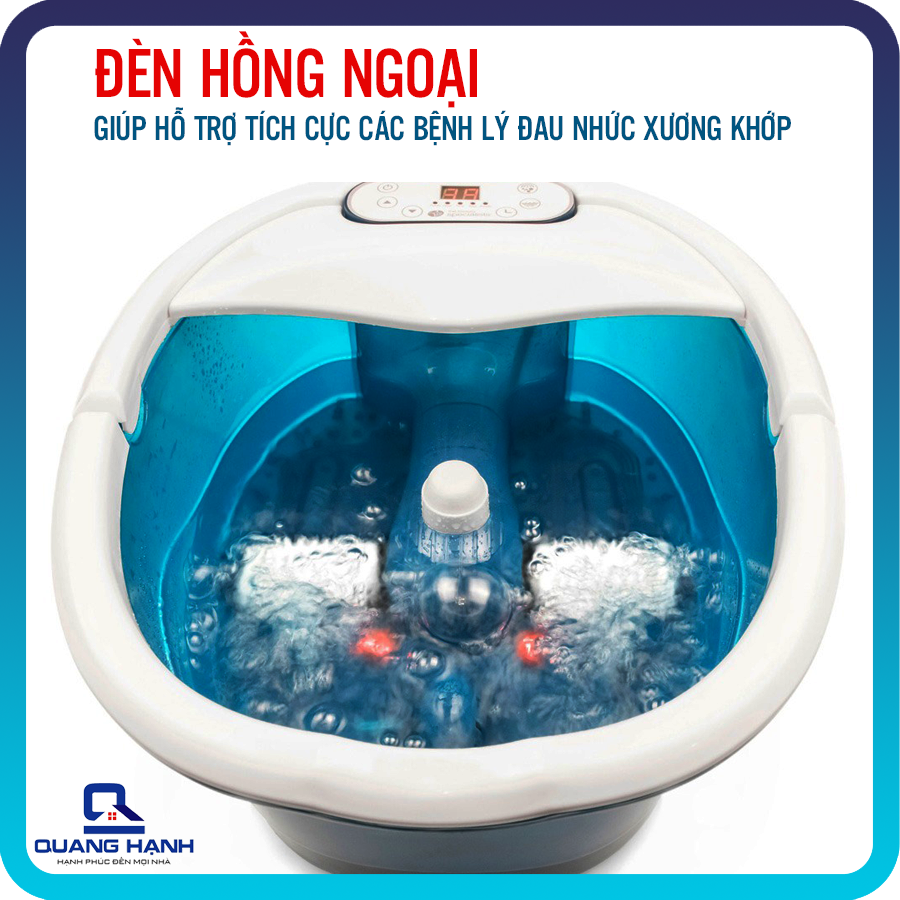 bồn ngâm chân tia hồng ngoại giúp hỗ trợ điều trị đau nhức xương khớp