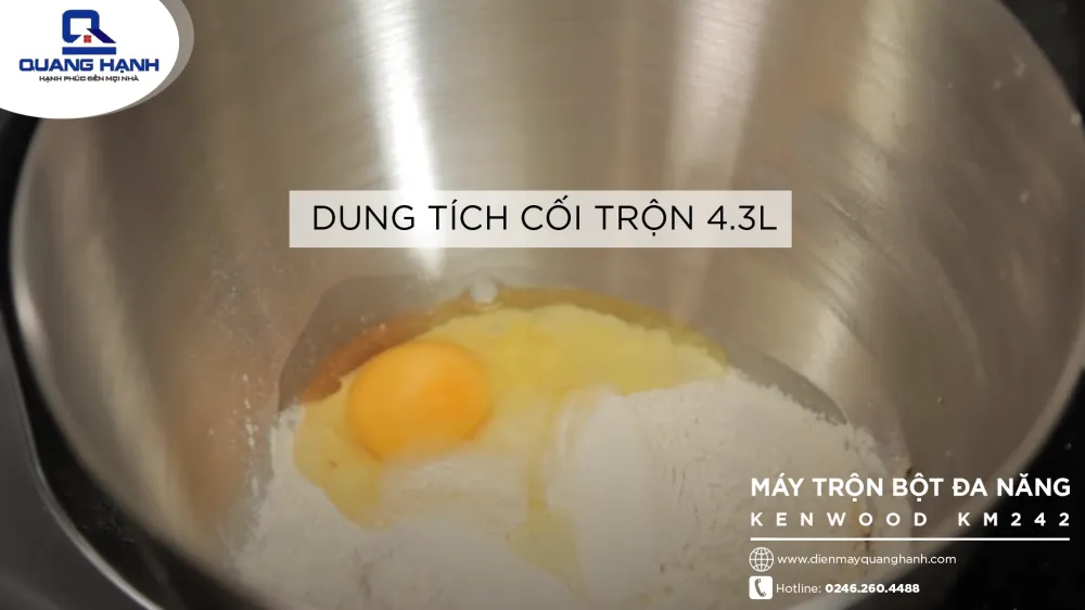 Máy trộn bột đa năng Kenwood KM242 dung tích 4.3 L