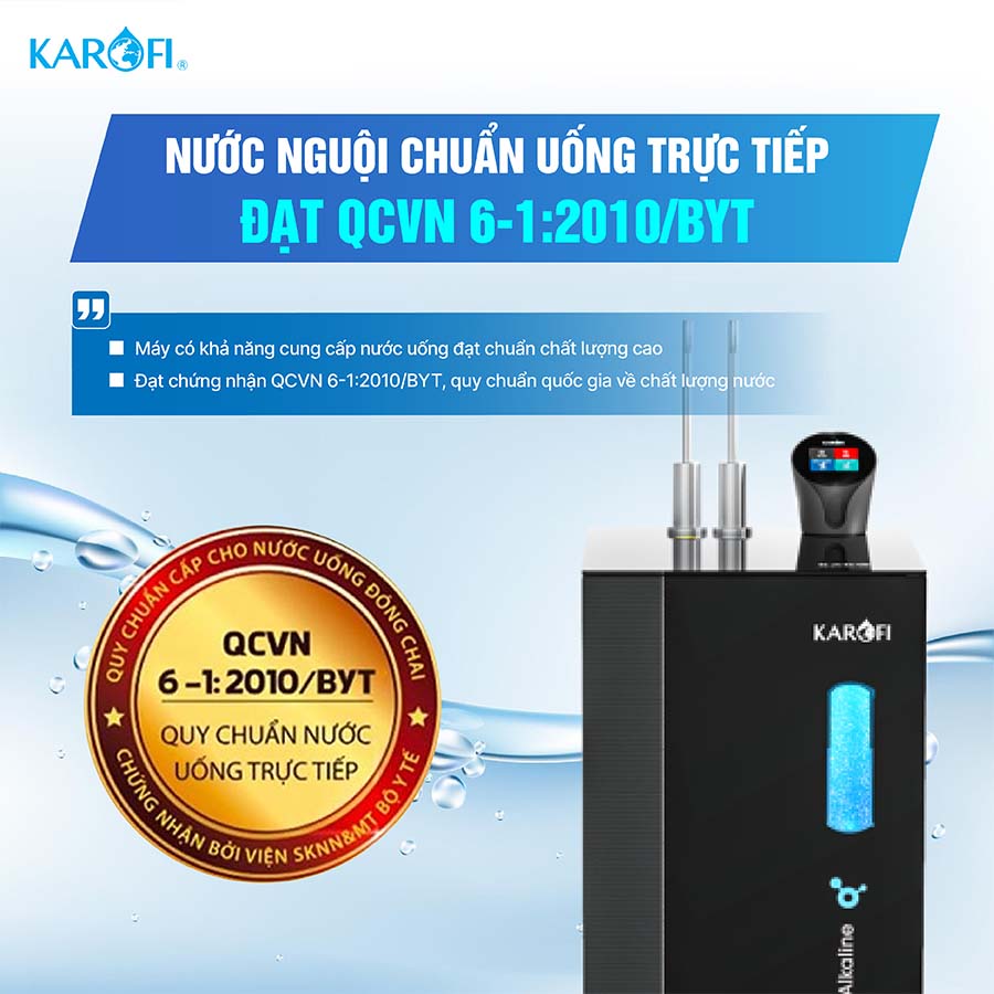 Máy lọc nước Hydro-ion kiềm Karofi KAE-S86