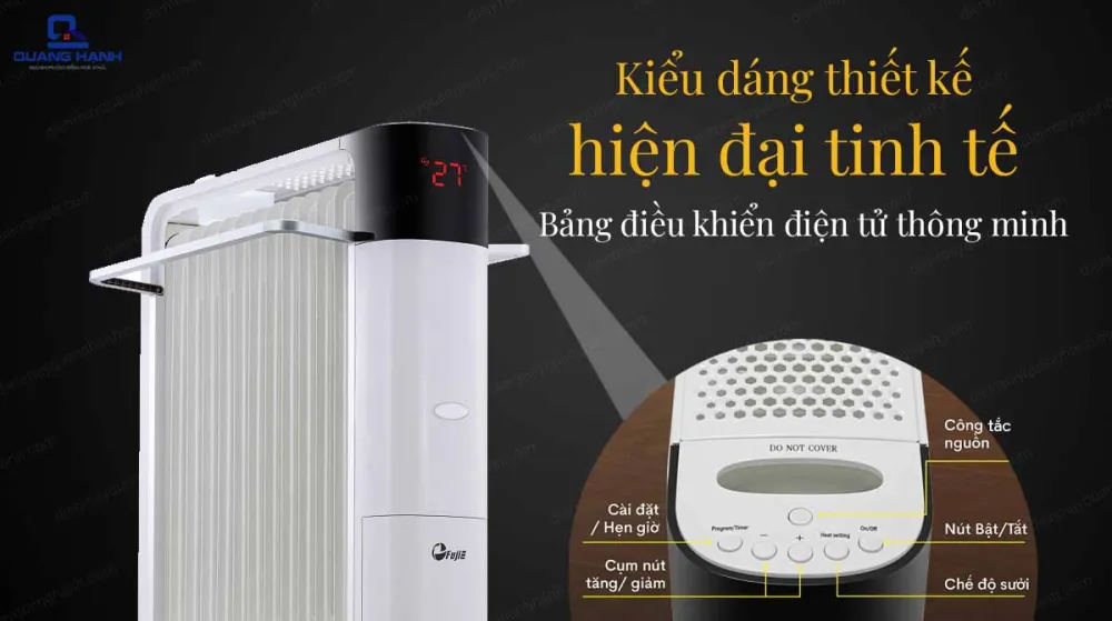 FujiE OFR7813 sở hữu thiết kế hiện đại, tinh tế