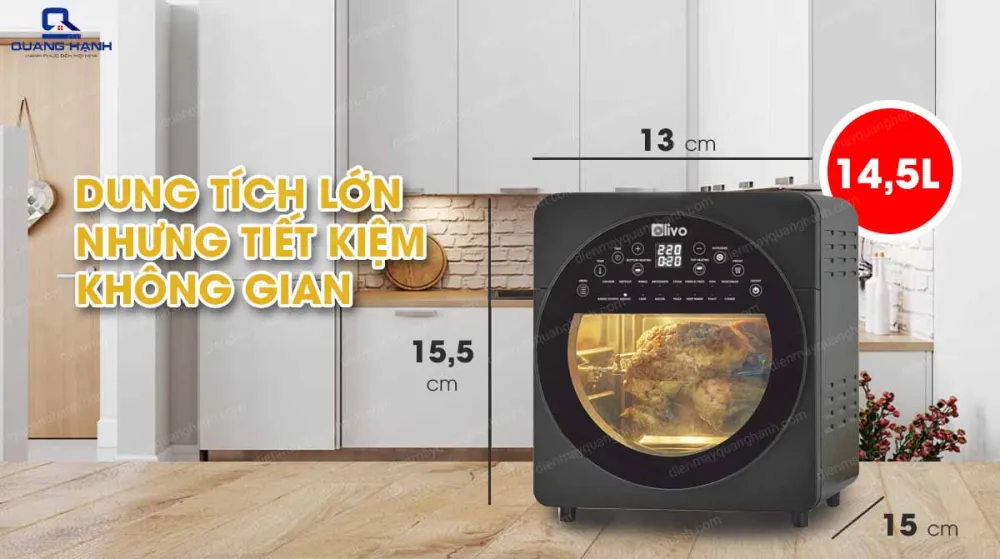 AF15 Dung tích lớn - nhưng thiết kế tiết kiệm không gian