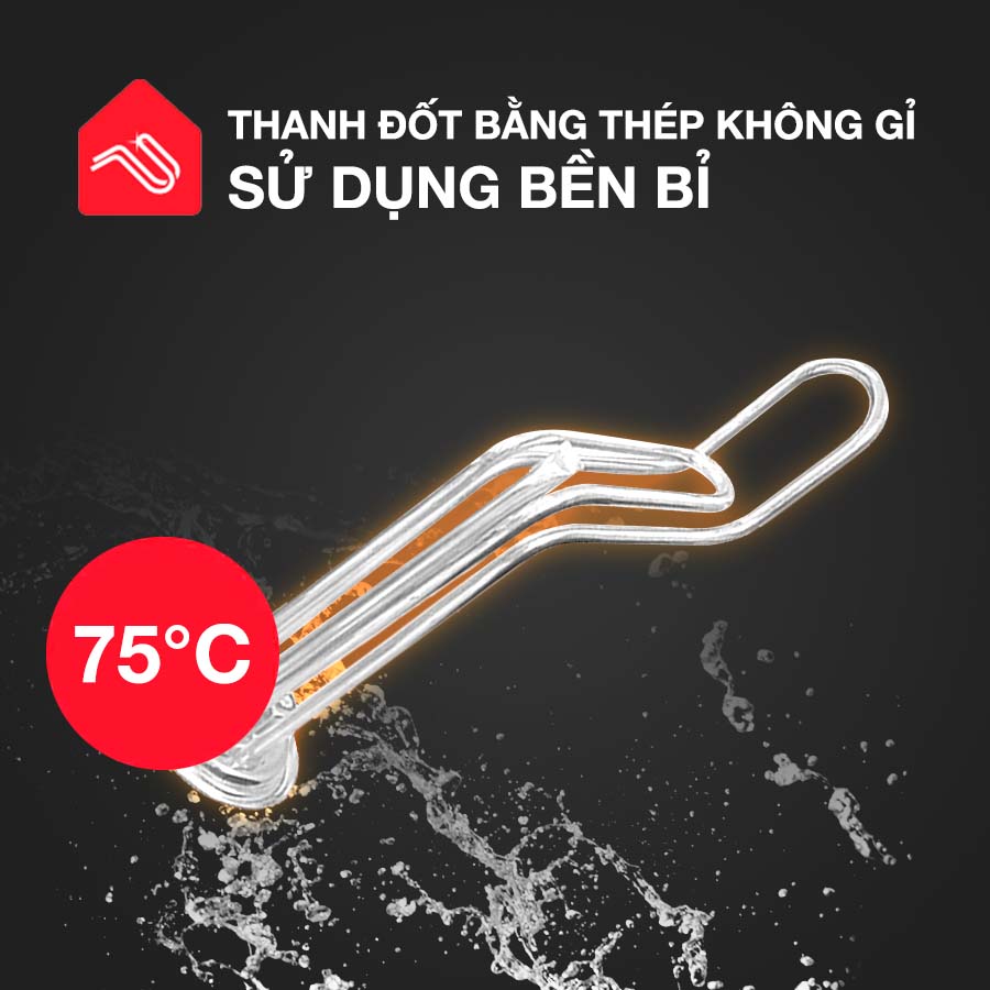 Bình nóng lạnh Ariston PRO R 100 V 2.5 FE có ống dẫn đầu vào hiệu suất cao