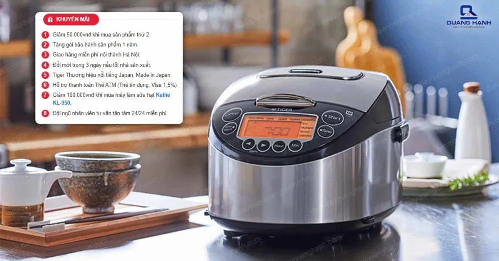 Nồi cơm điện tử cao tần 1L Tiger JKT-D10V