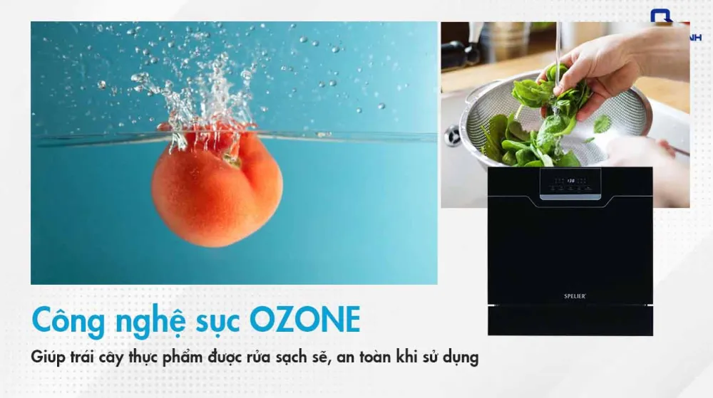 Máy rửa bát Spelier SP-08UOZ tích hợp nhiều tính năng hiện đại
