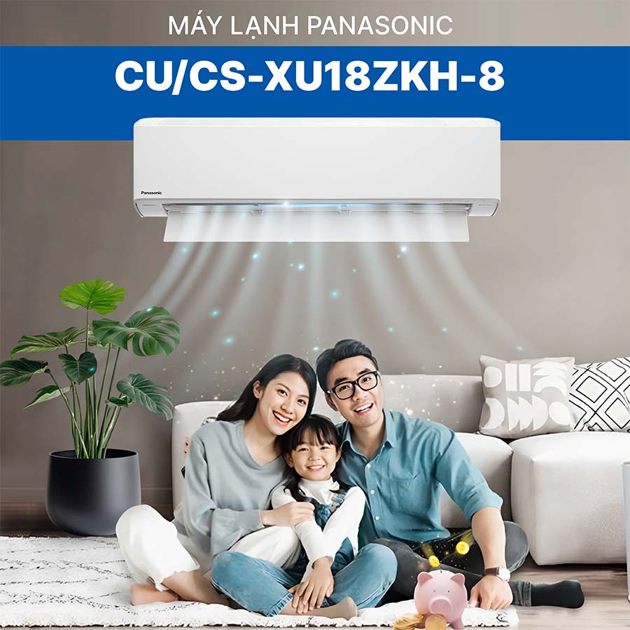 Panasonic CU/CS-XU18ZKH-8 - Lựa chọn hoàn hảo cho không gian sống mát mẻ