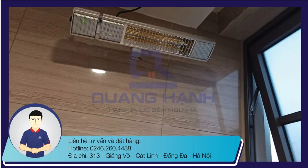 Đèn sưởi Kohn K150 tại Điện Máy Quang Hạnh