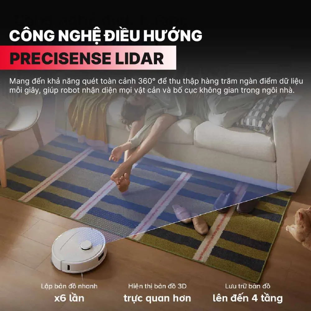 Robot hút bụi lau nhà Roborock Q Revo 5AE