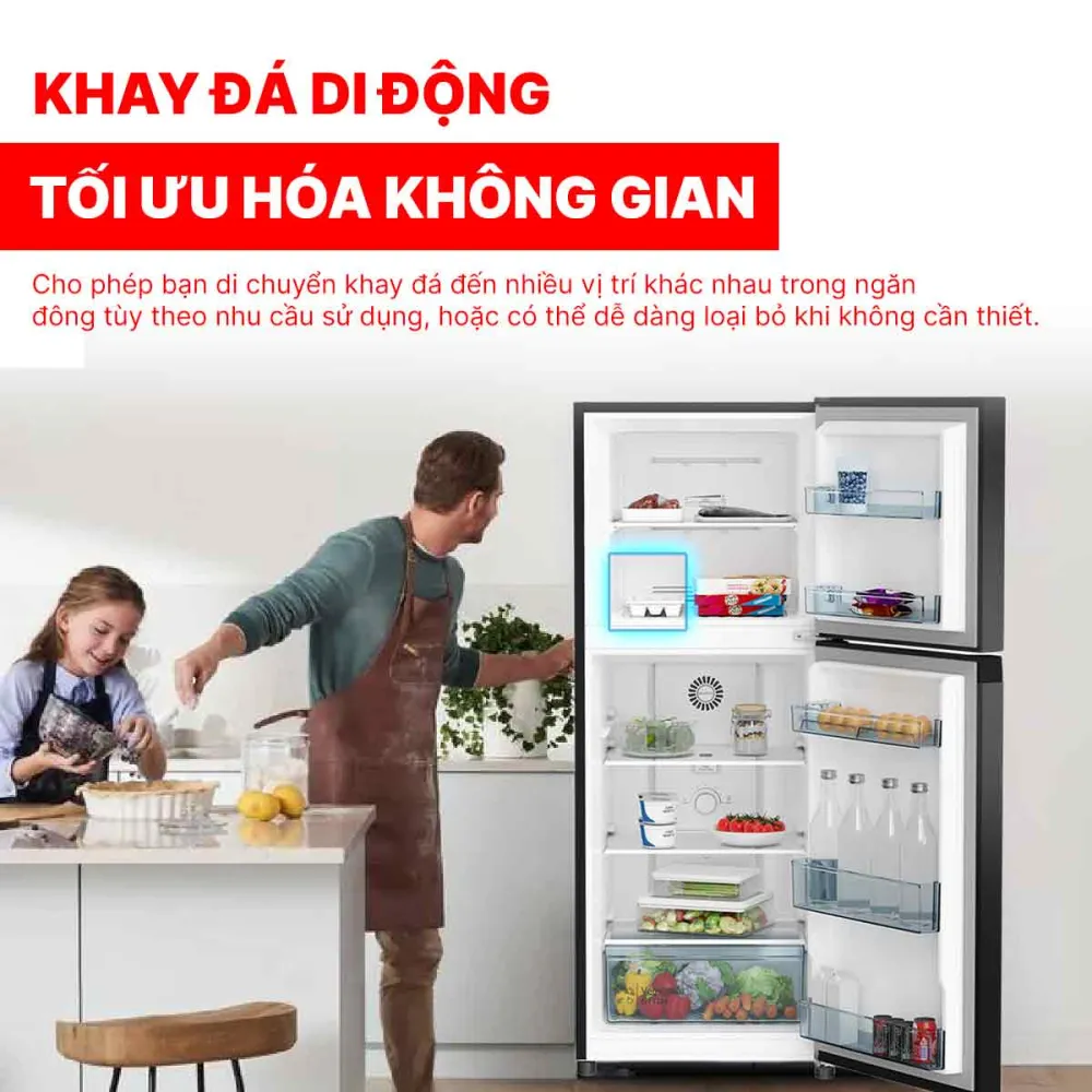 Tủ lạnh Hitachi Inverter 240 lít HRTN5255MFUVN