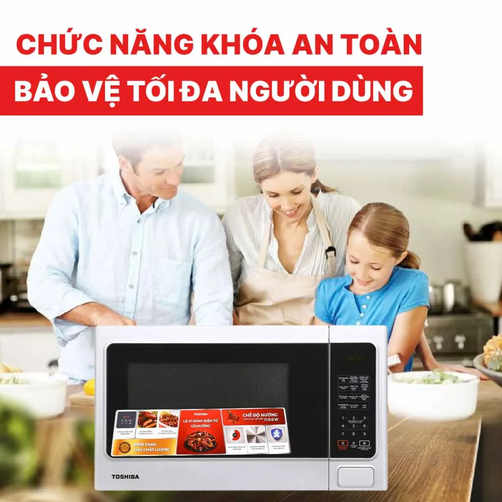 Lò vi sóng Toshiba ER-SGS34(S)VN - 34 lít