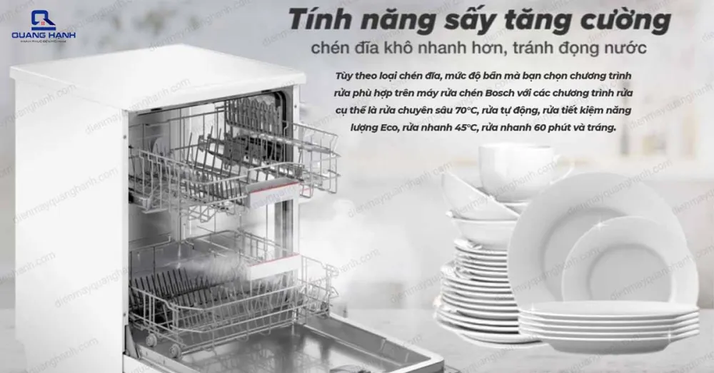 Máy rửa bát độc lập Bosch SMS2IVW01P
