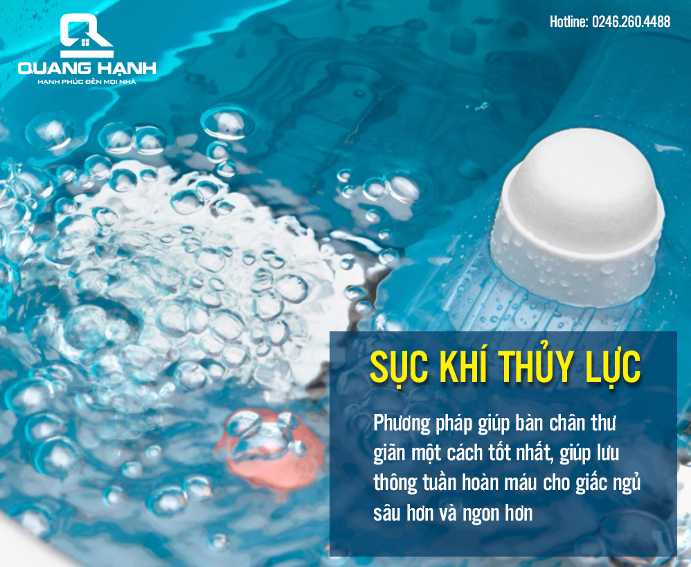 Bồn ngâm chân tự động Rio FTBH7 sục khí thủy lực