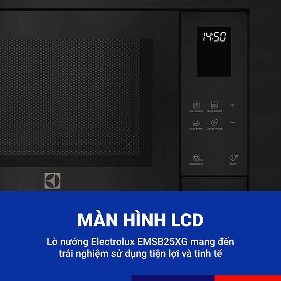 Lò vi sóng có nướng Electrolux EMSB25XG