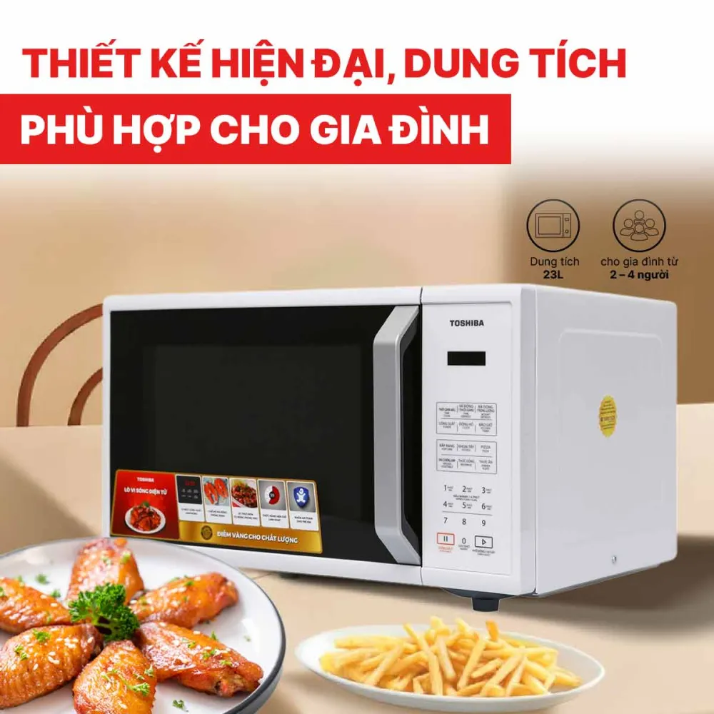 Lò vi sóng Toshiba ER-SGS23(S)VN - 23 lít