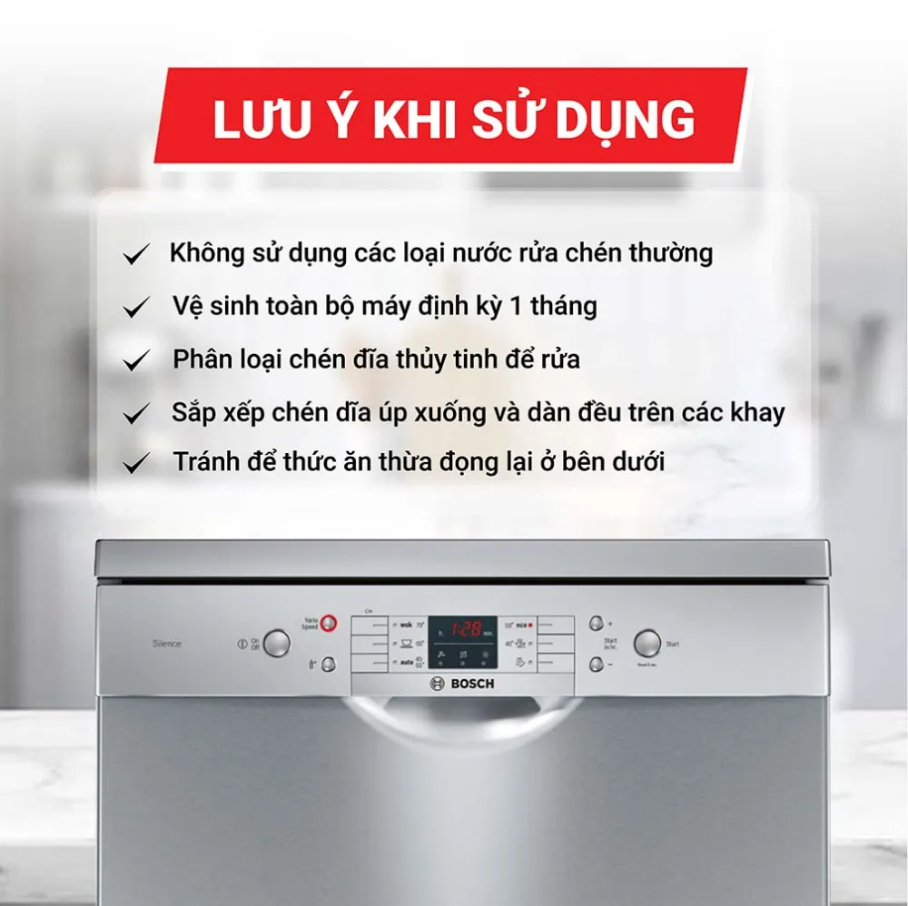 Máy rửa bát Bosch SMS63L08EA