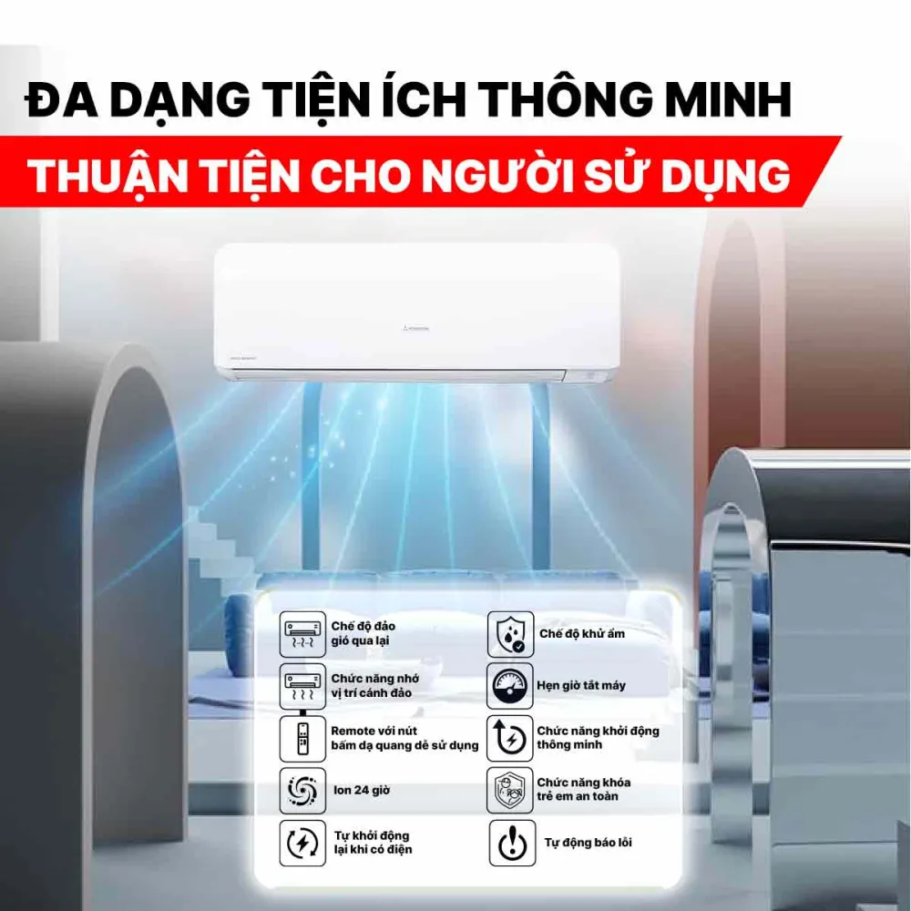 Điều hòa Mitsubishi Heavy 12000BTU SRK/SRC13YXS-W5