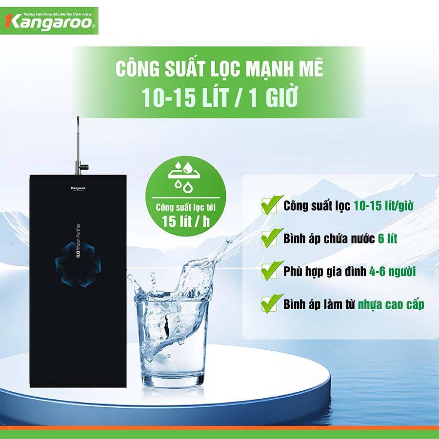 Máy lọc nước Kangaroo RO Infinity KG109I