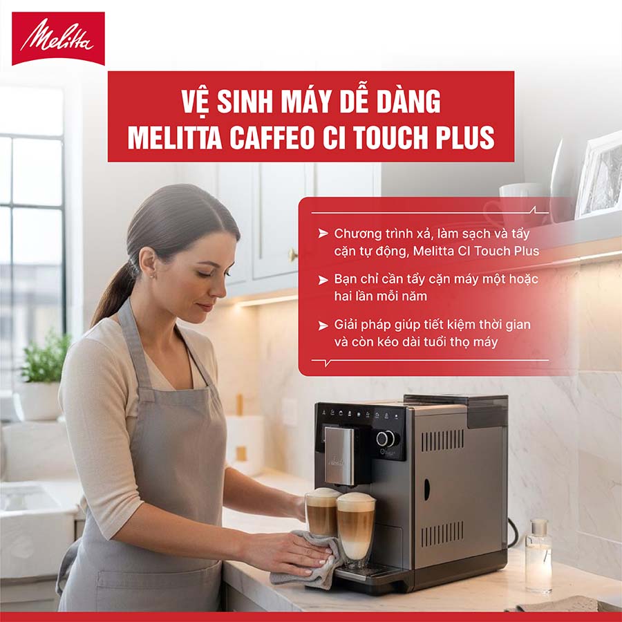 Máy pha cà phê Melitta Caffeo CI Touch Plus