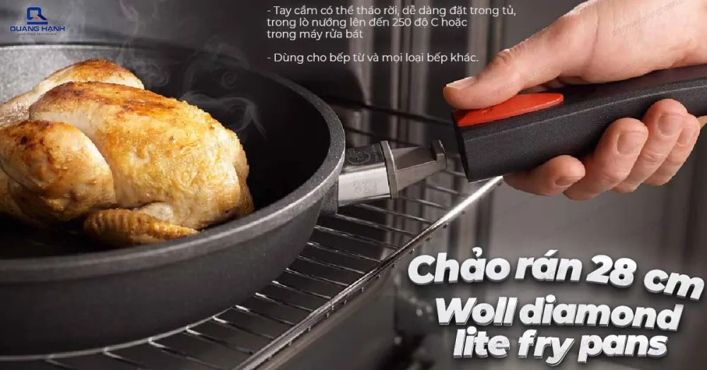 Chảo rán woll diamond lite fry pans 28cm