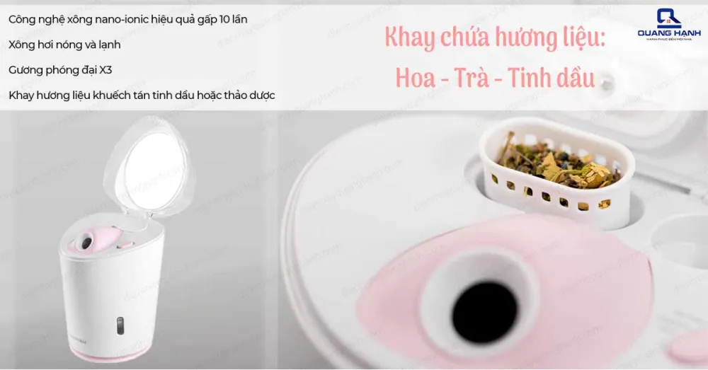 Máy Xông Mặt Nóng Lạnh Lanaform Luxury LA131206