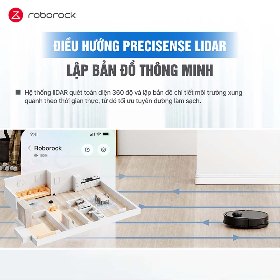 Robot hút bụi lau nhà Roborock Q10PF