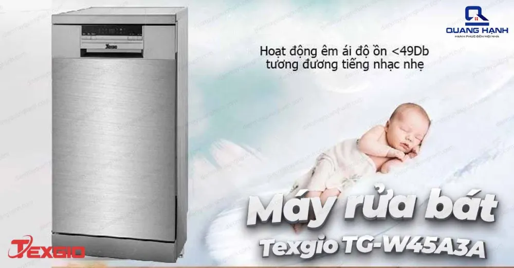 Máy rửa bát Texgio TG-W45A3A