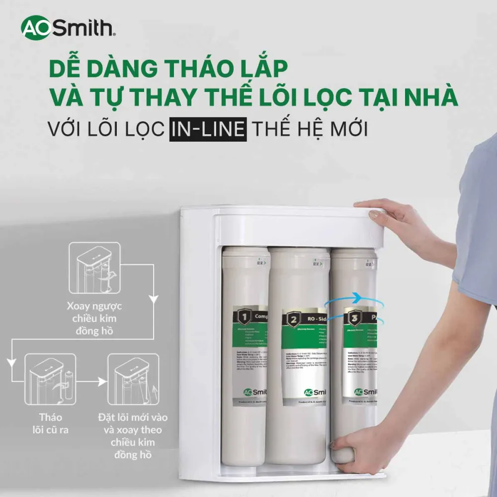 Lõi lọc nguyên khối In-line thế hệ mới, giảm nguy cơ rò rỉ nước