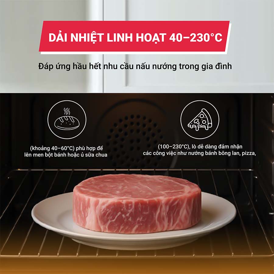 Lò vi sóng kết hợp nướng âm tủ 38 lít Hafele HC-MWO381B 495.10.044