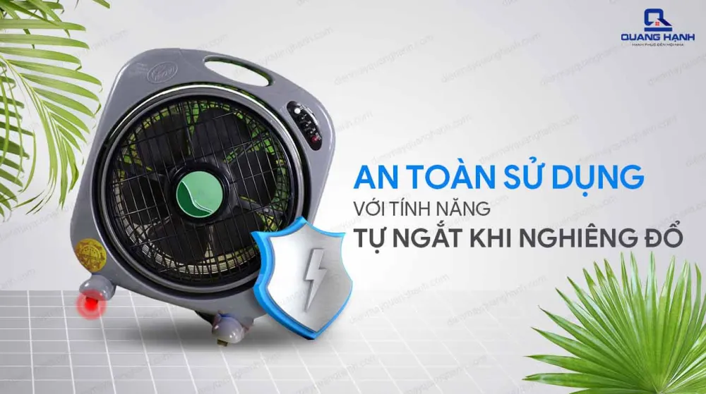 Quạt hộp Chinghai cỡ bé BF1688 vận hành an toàn