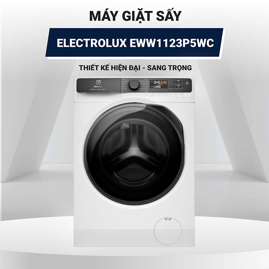 Máy giặt sấy Electrolux Inverter 11/7Kg EWW1123P5WC