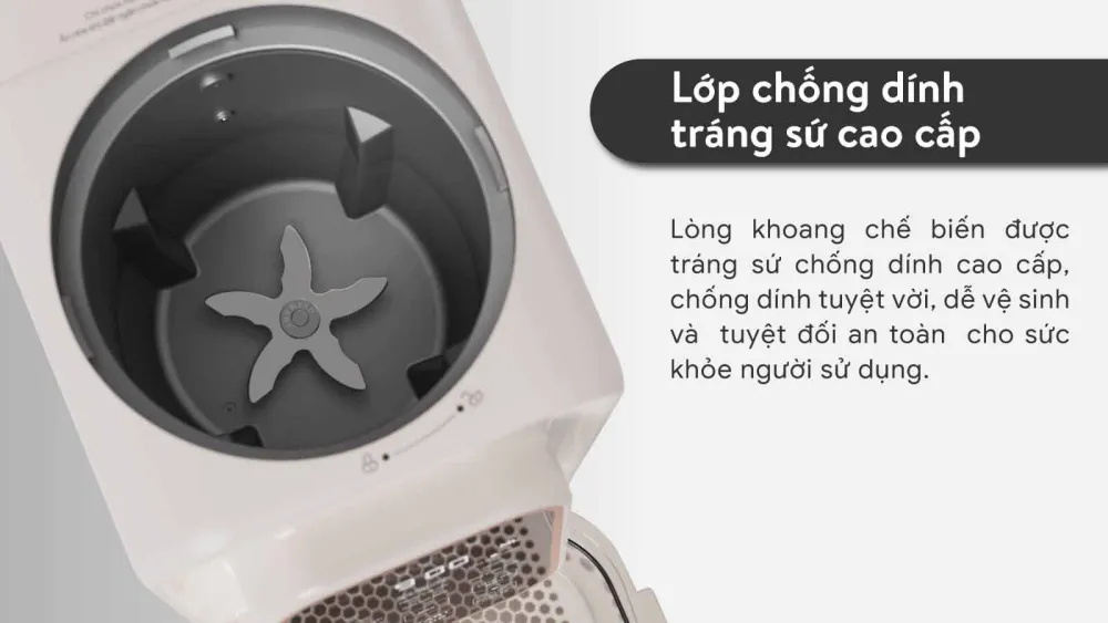 Lóp chống dính trăng sứ cao cấp