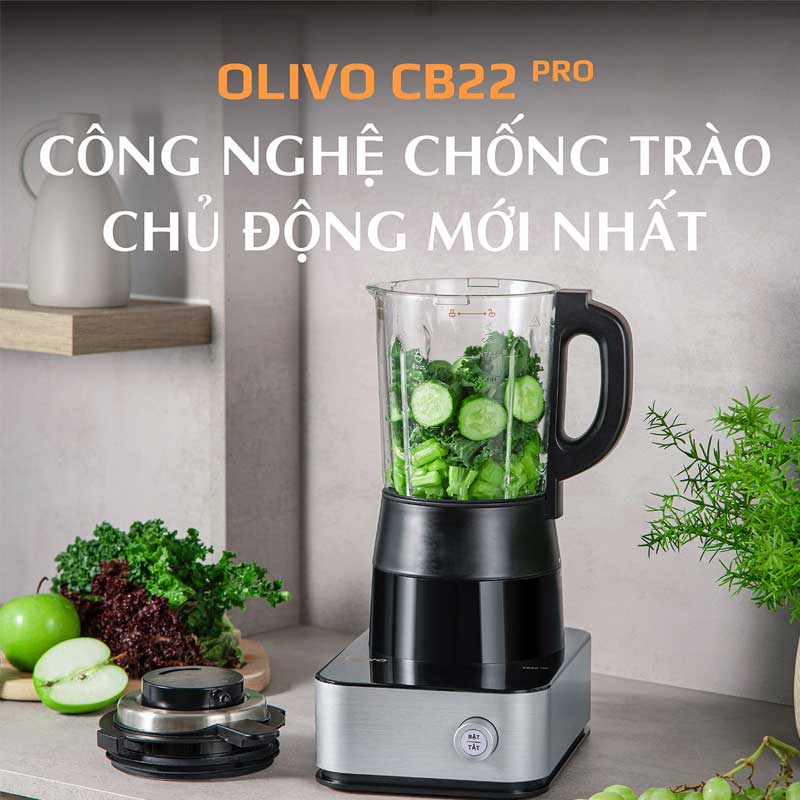 Cối dung tích lớn, cảm biến chống tràn