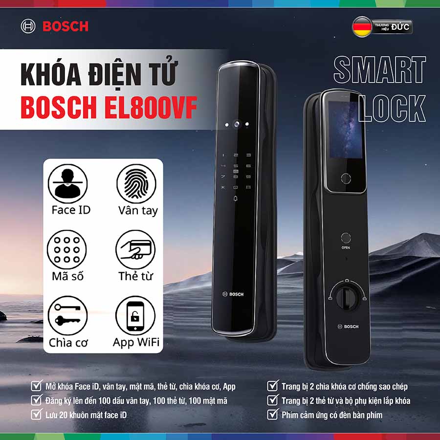Khóa điện tử Bosch EL800VF