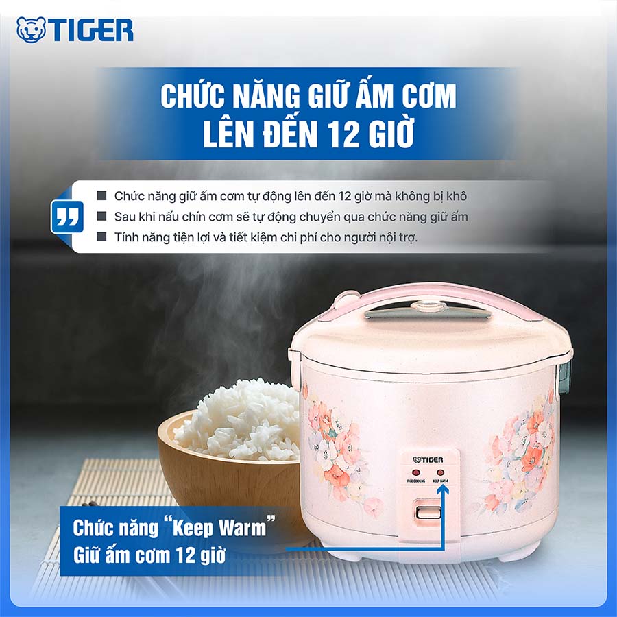 Nồi cơm điện Tiger JNP-1803 NA dung tích 1.8 lít