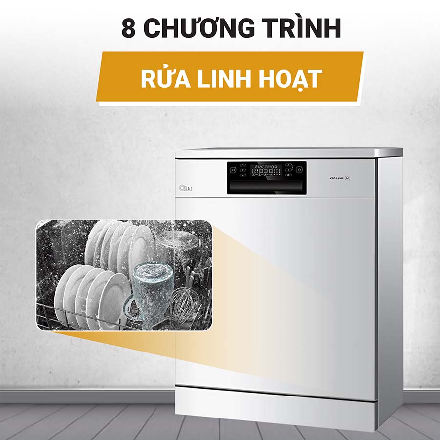 Máy rửa bát Malloca WQP12-J7223A E5