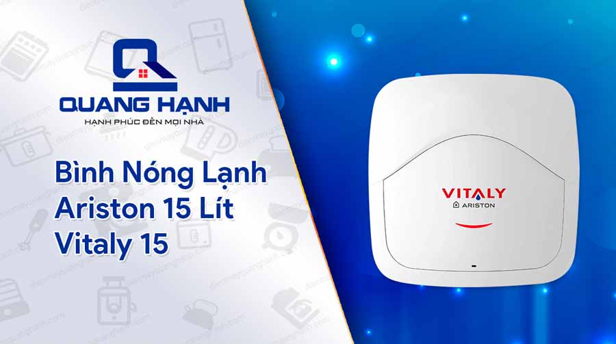 Bình nước nóng Ariston Vitaly có lòng bình chứa tráng men Titan siêu bền