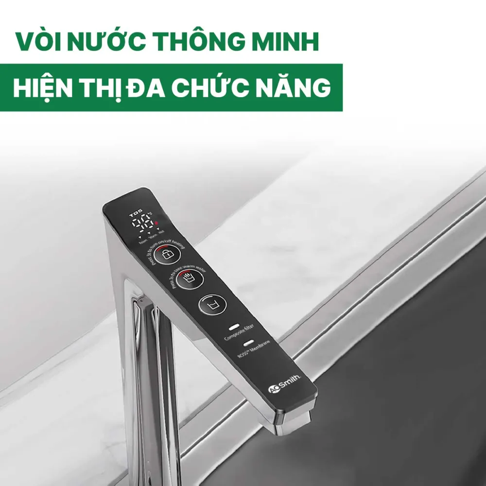 Máy lọc nước A. O. Smith ROSS™ LUX-AOU800HOT
