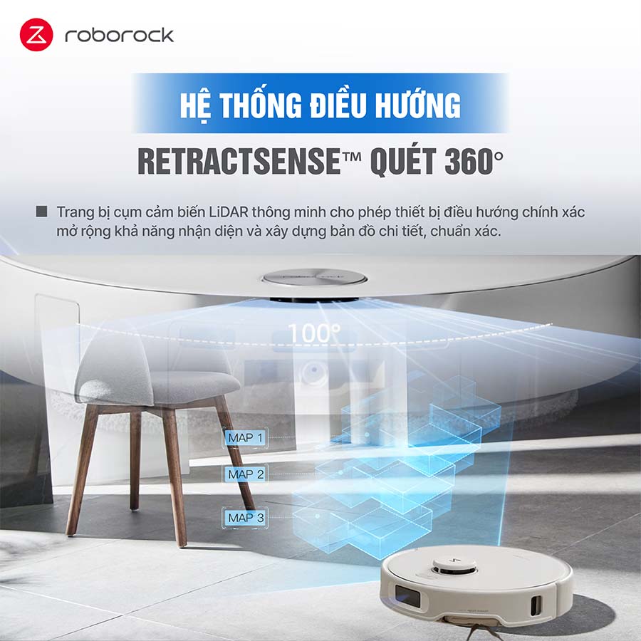 Robot hút bụi lau nhà Roborock Qrevo EdgeT