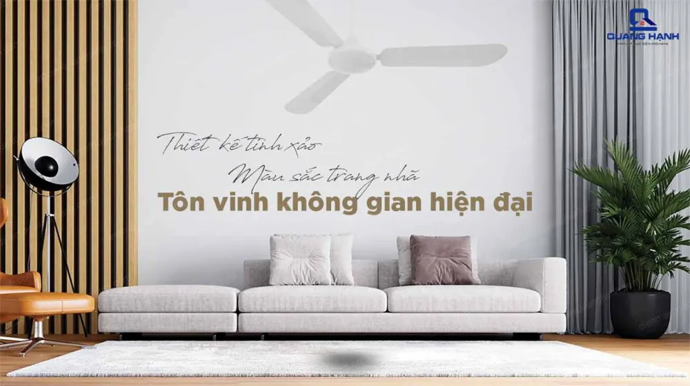 Quạt trần điện cơ Thống Nhất Vinawind QT1400N thiết kế đơn giản, chắc chắn
