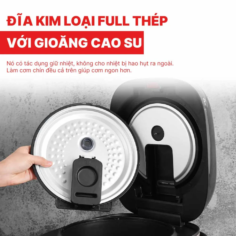 Nồi cơm điện cao tần Toshiba RC-10IX1PV dung tích 1 lít