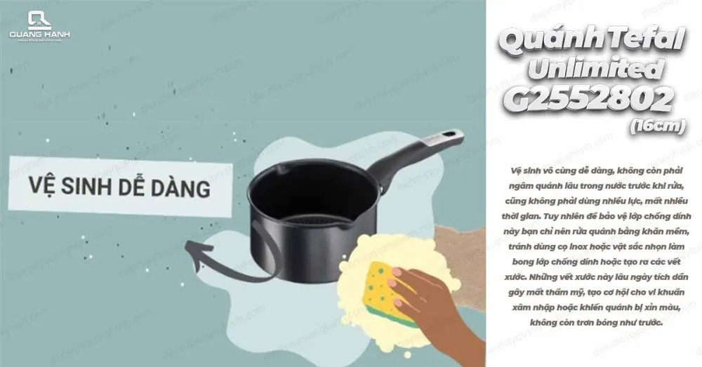 Quánh Tefal Unlimited 16cm G2552802