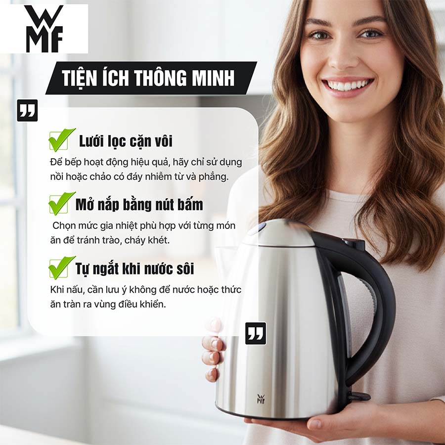 Ấm siêu tốc WMF Stelio 0413020012