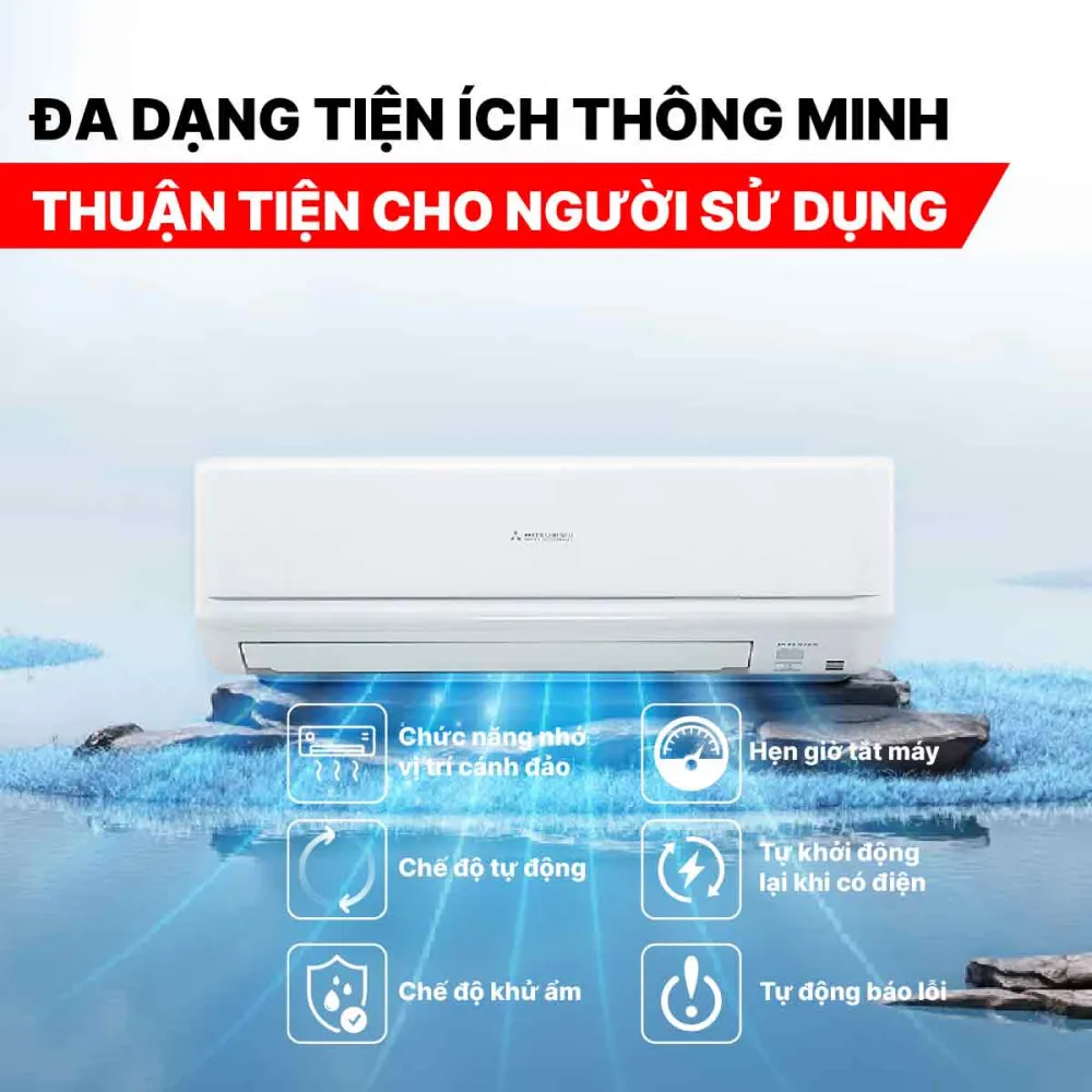 Điều hòa Mitsubishi Heavy 12000BTU 2 chiều inverter SRK/SRC35ZSPS-W5